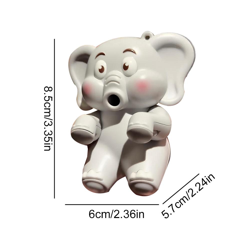 Kühlender Mini-Clip-On-Ventilator für Tasse & Schüssel, Niedlicher Elefanten-Tier-Ventilator, Kaffee-Kühler, Tragbarer Aufhängbarer Tassen-Ventilator für Büro, Zuhause