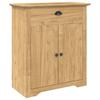 BODO Bathroom Cabinet Honey Brown 70 X 35 X 80 Cm Engineered Wood