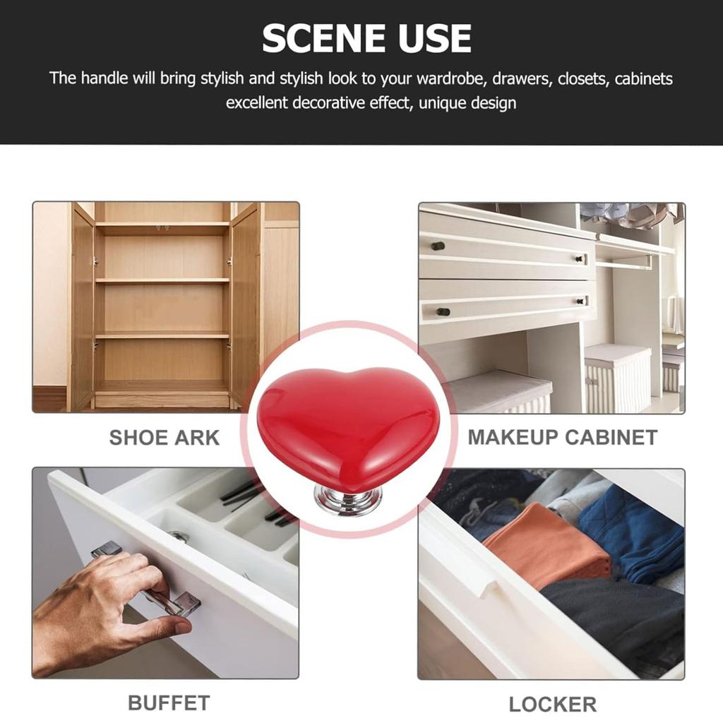 3dílná/sada Krásný samolepicí toaletní lisovací nástroj Pohodlné a módní toaletní tlačítko ve tvaru srdce pro domácnost