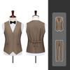Fashion Suit Vest Men Formal Dress Vest Herringbone Gilet Fitness Sleeveless Vest Wedding Waistcoat Men XS-8XL