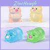 Adorable Glow-in-the-dark Pig Figurine Resin Craft For Diy Decor And Desktop Accents