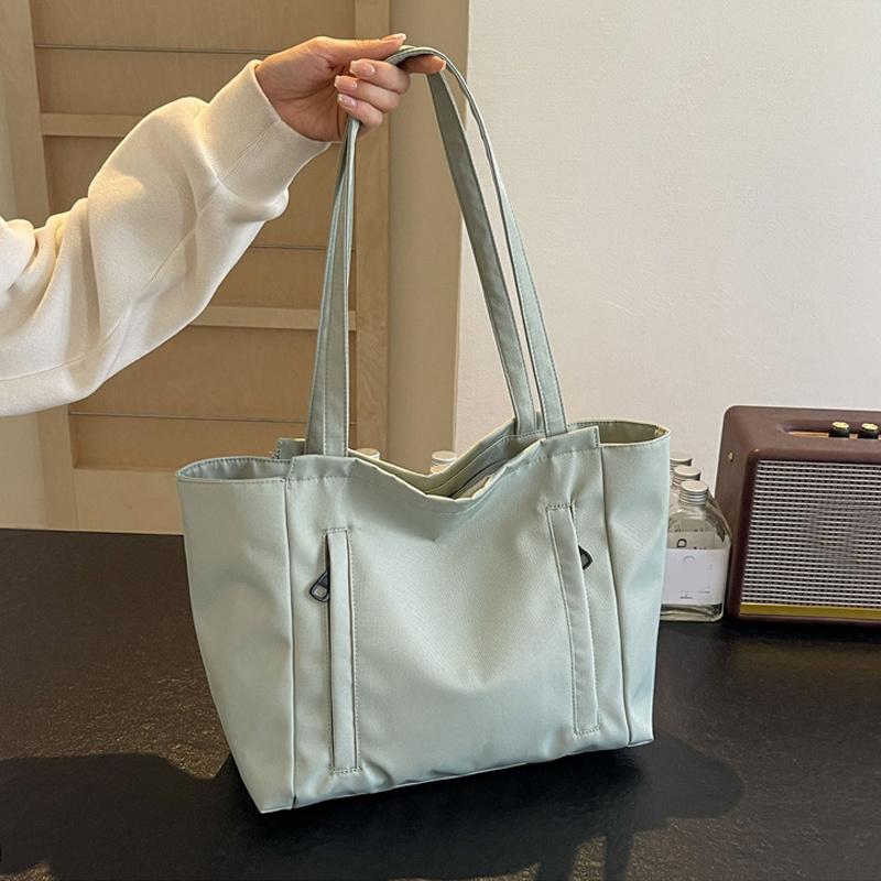 Waterproof Nylon Shoulder Bag Large Capacity Fashion Simplicity Shoulder Tote Bag Women Casual Handbag Wear-resisting KTB