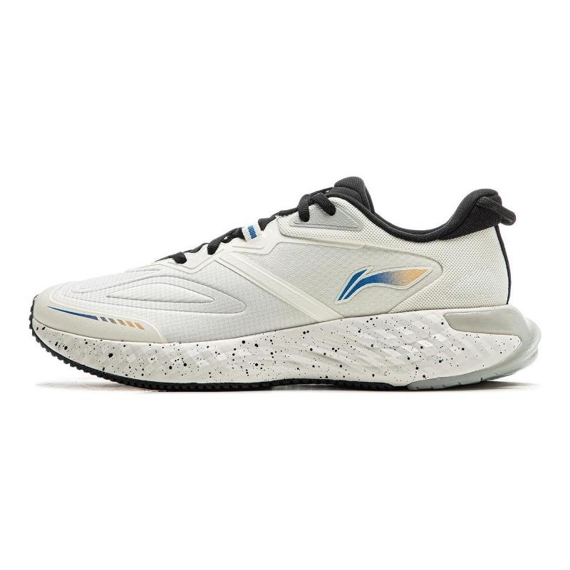 LiNing Protective Cloud Men Cushion Running Shoes White Black ARSU057-2 40