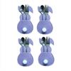 16Pcs Easter Bunny Cutlery Bags Rabbit Flatware Holder Tableware Utensil Storage Bags for Home