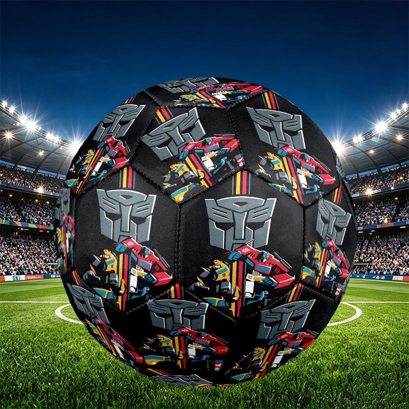 Transformers Print Size 5 Soccer Ball, PU Wear Resistant Football for Match Training and Daily Practice, Birthday Gift for Soccer Fans