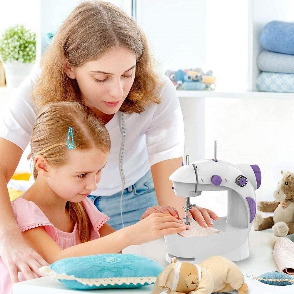 New Portable Mini Sewing Machine for Beginner Kid Child Easy Sewing Machine