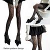 Summer Thin Sheer Patterned Stockings for Women Sweet Lace Fishnet Stockings Pantyhose High Waist Pantyhose Tights