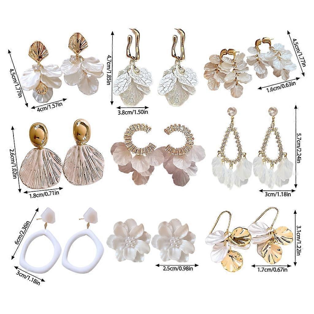 Lightweight Zircon Tassels Earrings Jewelry With Intricate Shell Design Ideal For Daily Commute Or Evening Event