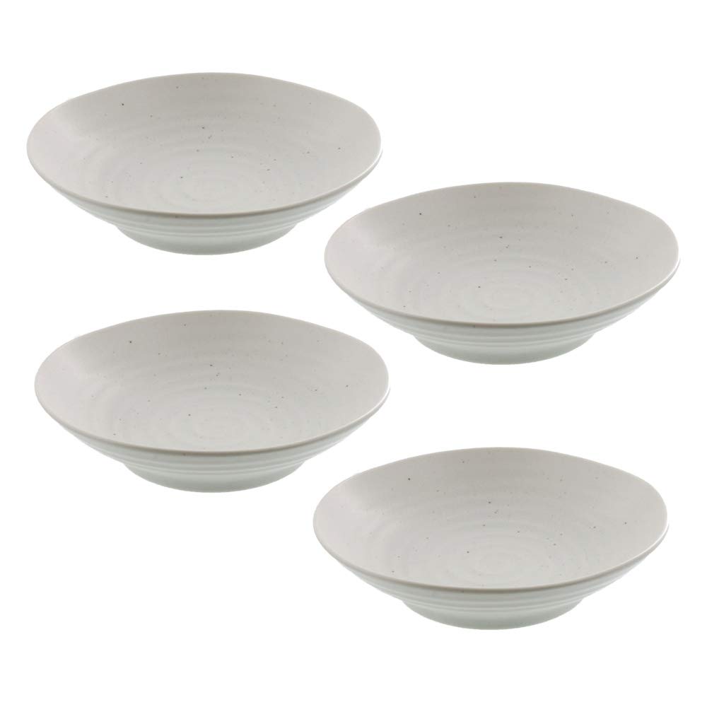 

Столовые приборы East Pasta Plate Set of 4 White EAST 21cm Plate/Curry Matte/Nashiji