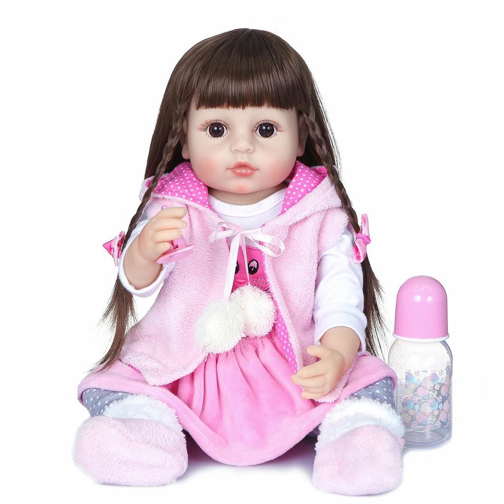 NPK Genuine 55CM Waterproof Full Silicone Reborn Baby Doll