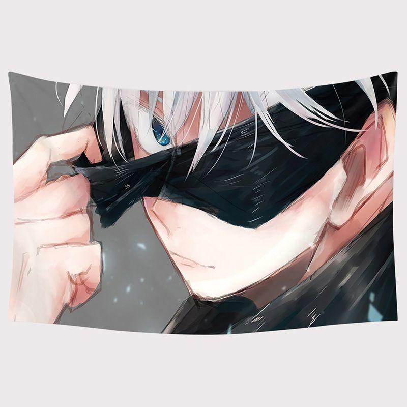 Anime Jujutsu Kaisen Tapestry Background Cloth Home Wall Hanging Decor Printing