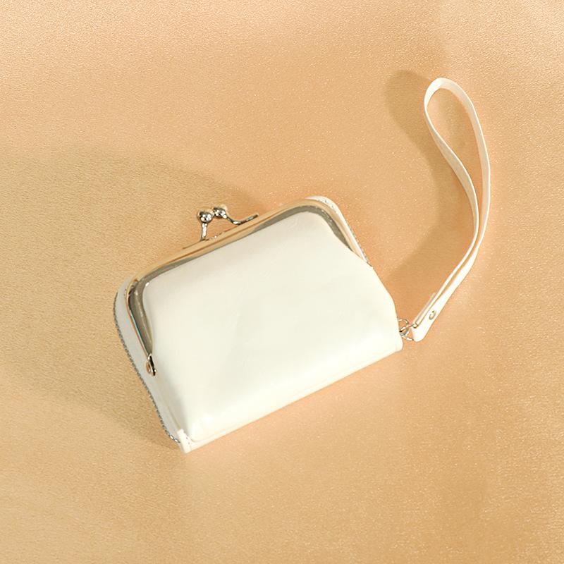 Neue Wechselgeldtasche Damen Schnalle Wechselgeldbeutel Zoll Reißverschluss Tasche Clutch Tasche