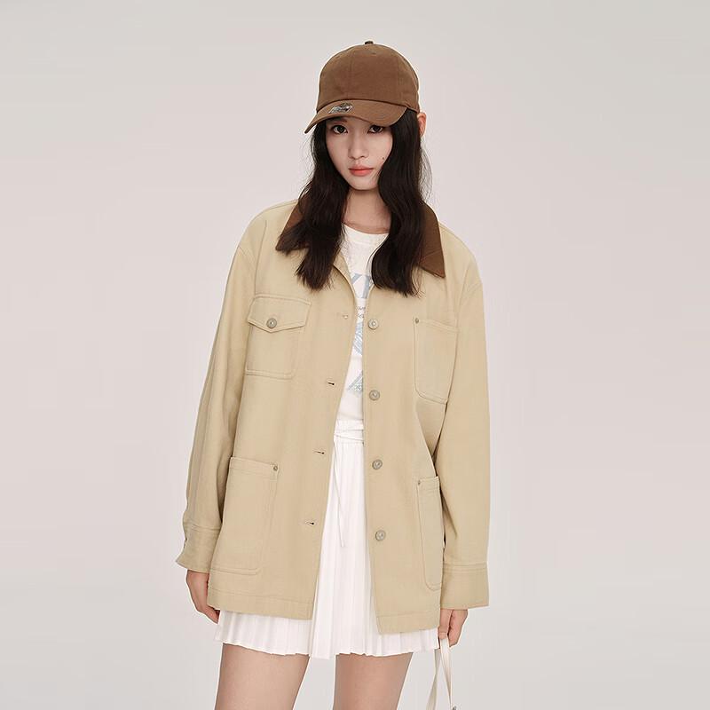 

Ledin Detachable Lapel Barn Style Workwear Jacket M