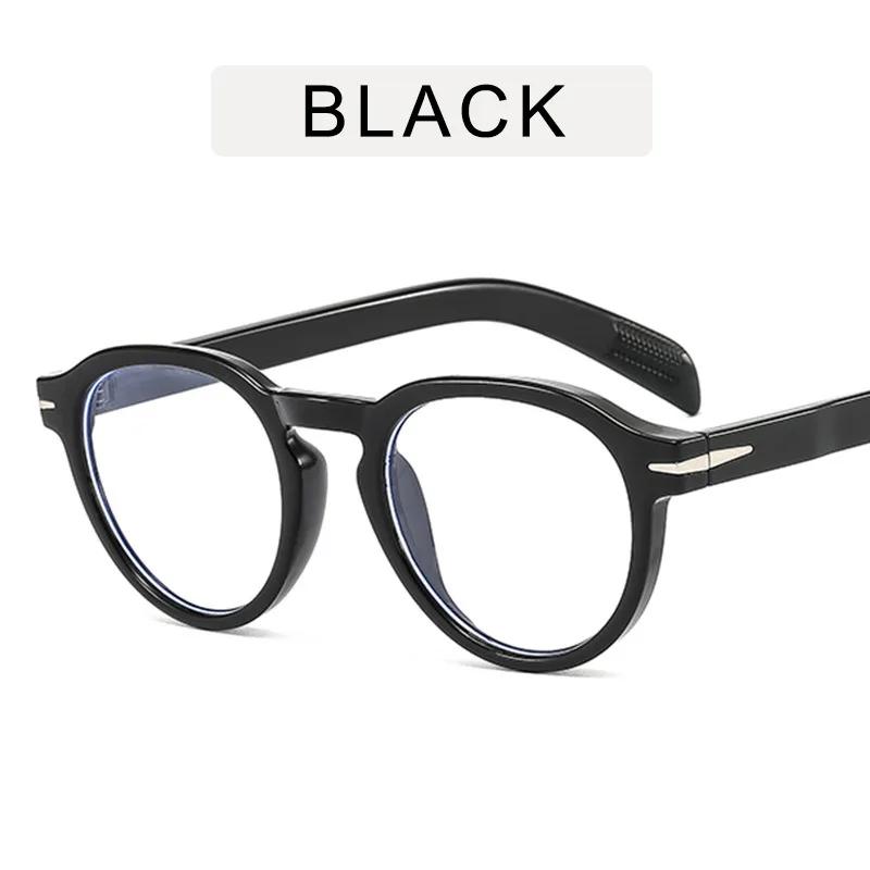 Fashion Clear Round Frame Glasses for Men Women Anti Blue Light Computer Eyewear Blocking Glasses