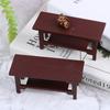 Mini Wooden Desk Furniture Model Toy Diy Dollhouse Decoration Play House Toys