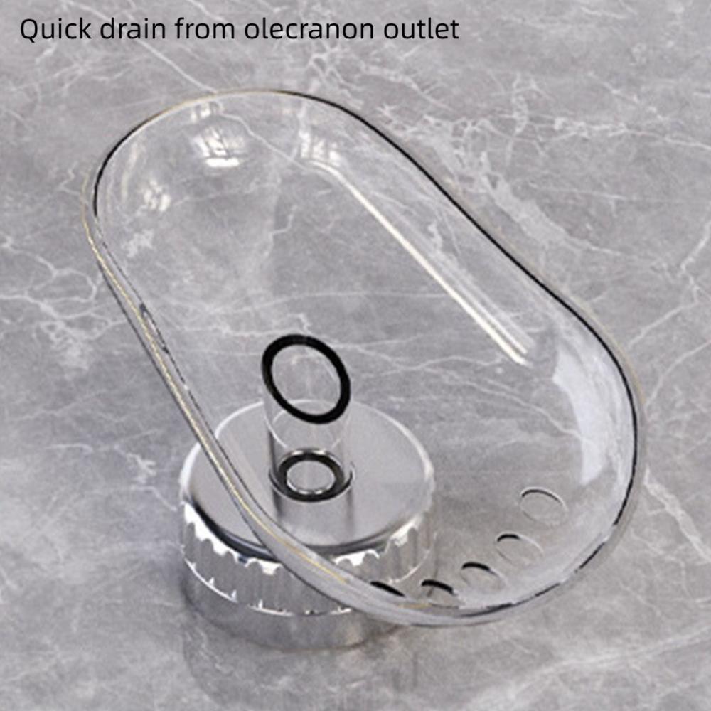 Punch-free Self-draining Soap Box Plastic Sponge Container Soap Case Shower Soap Holder  Toilet
