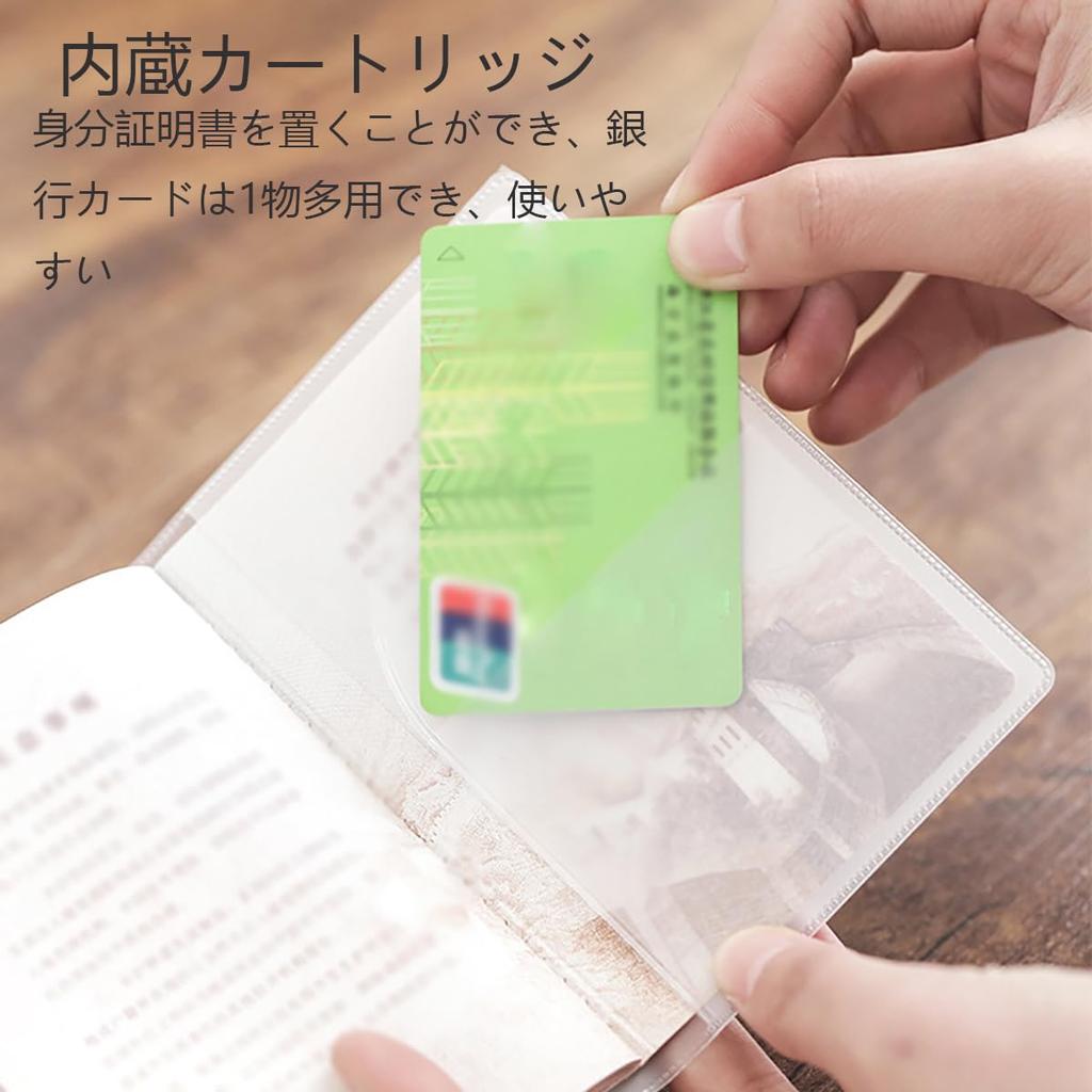 Passport PU Passport for Credit and International Business Passport Storage and Convenient of [ALLVD] Case, Pack, Transparent, Waterproof, Cards,