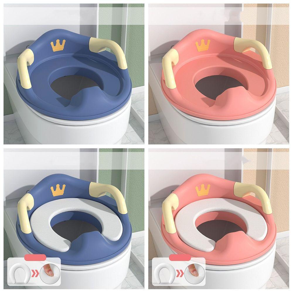Crown Pattern Children's Toilet Seat Easy To Wash Toilet Seat Gasket for Boys Girls