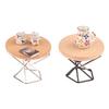1/12 Dollhouse Simulation Coffee Table Round Tea Table Model Doll Home Miniature Furniture Decor Micro Scene Construction Props