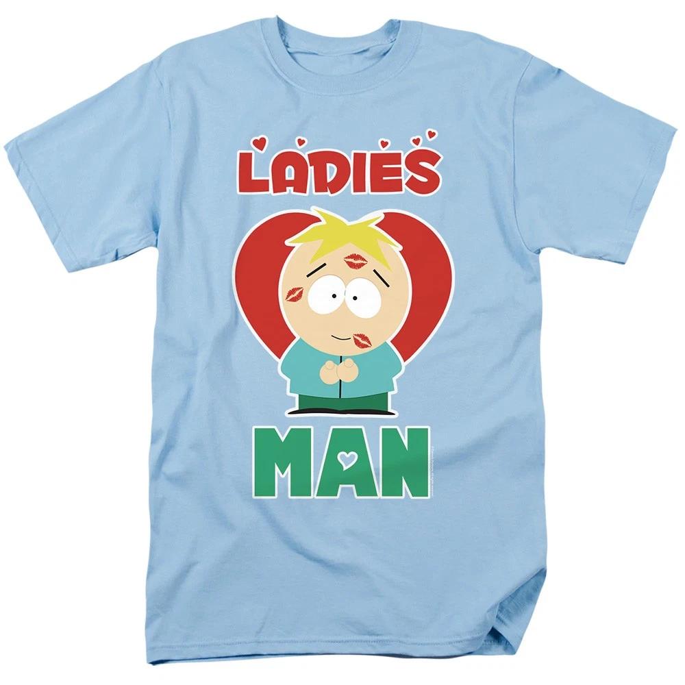 South Park - Valentine s Day Butters Ladies Man - Unisex Children s T-shirt - Blue 110