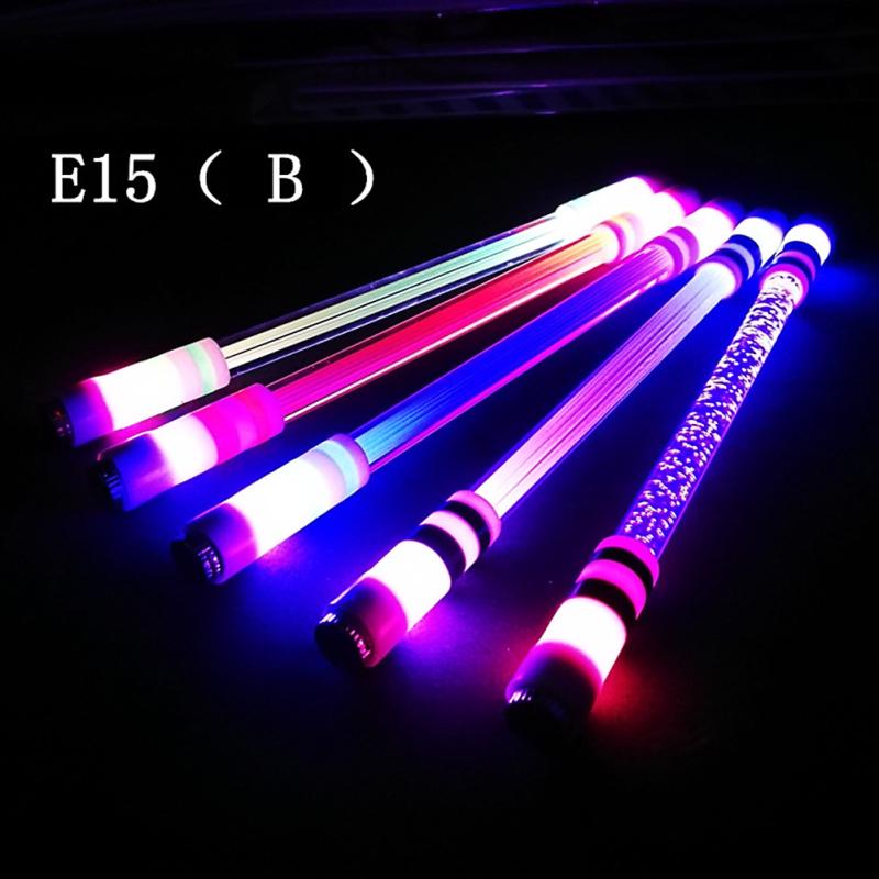 E15 Podświetlany Spinning Pen Rolling Pen Specjalny długopis bez wkładu dla dzieci