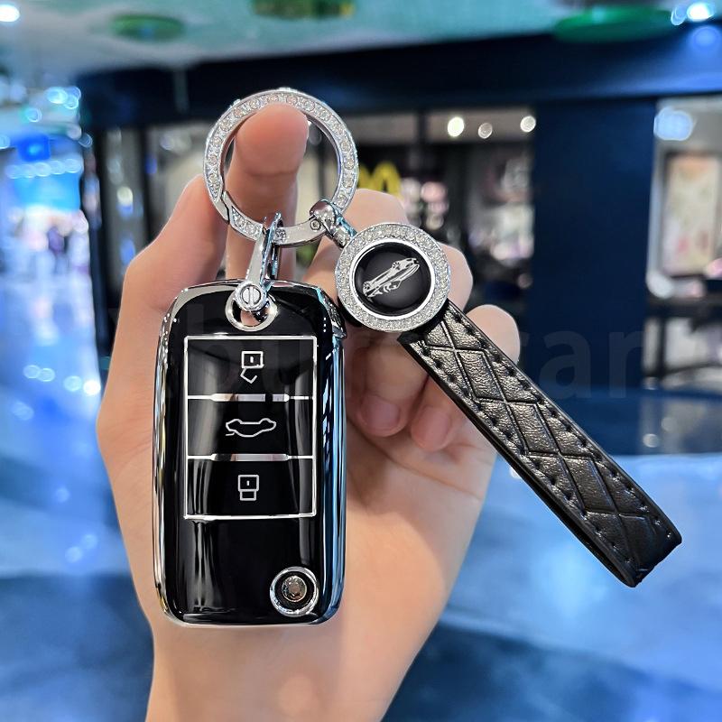 Soft TPU Car Key Box Cover For Roewe RX5 MG3 MG5 MG6 MG7 MG ZS GT GS 350 360 750 W5 Shell Fob Bag Holder Protector