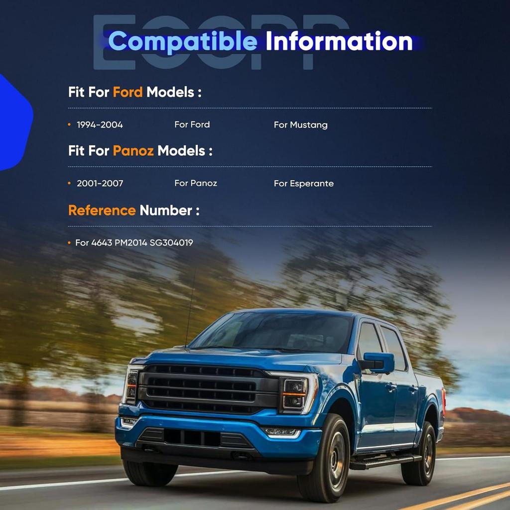 Trunk Lid Lift Supports,ECCPP Rear Trunk Lift Support Struts Gas Springs for Ford for Mustang 1994-2004,for Panoz Esperante 2000-2007 Set of 2