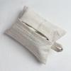 2PCS Ramie Fabric Tissue Box Cover,Napkin Holder Pumping Napkin Cover, Paper Box For Kitchen Car Toilet Tissue Case Container