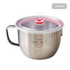 1200ML 304 Stainless Steel Instant Noodles Bowl Large Capacity Lunch Box Ramen Bowl Portable Food Container With Lid