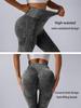 Pantaloni da Yoga a Vita Alta a Gamba Larga Sollevamento Glutei - Stile Europeo e Americano