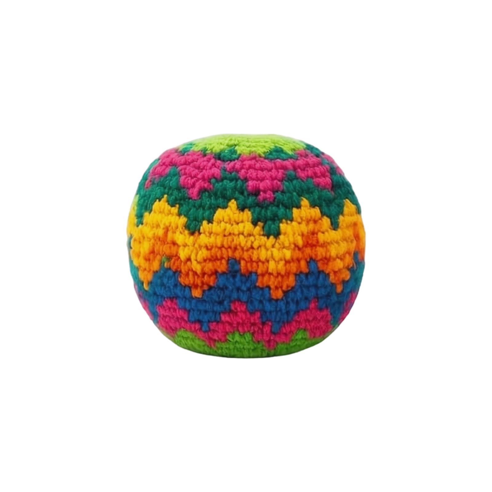 

Handcrafted Knitted Bean Bag Soft Durable Round Shape Small Size for Indoor Outdoor Use Comfortable Seating Support