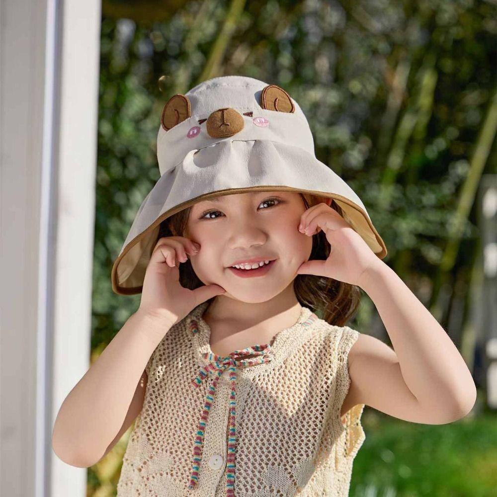 Quick-dry Summer Kid Sunhat Korean Style Children's Empty Top Cap Girls