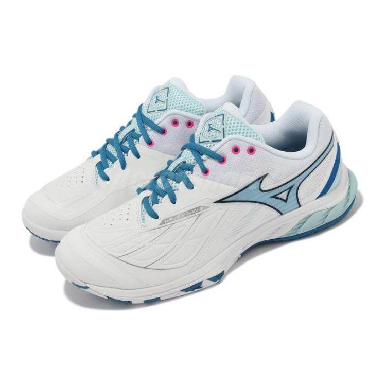 Mizuno Wave Fang 2 Wide White Blue Unisex Sneakers 71GA231311
