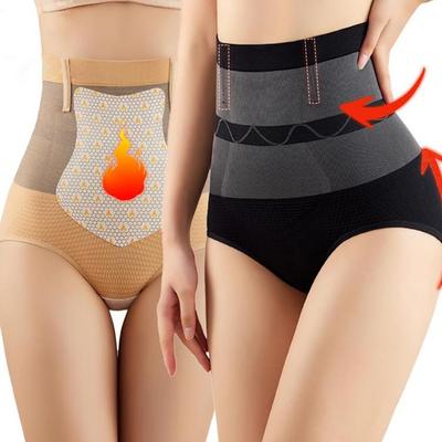 Women High Waist Body Shaper Warm Palace Underpants Seamless Briefs Thermo Underwear Tummy Control Slimming Underwear Panties Shapewear