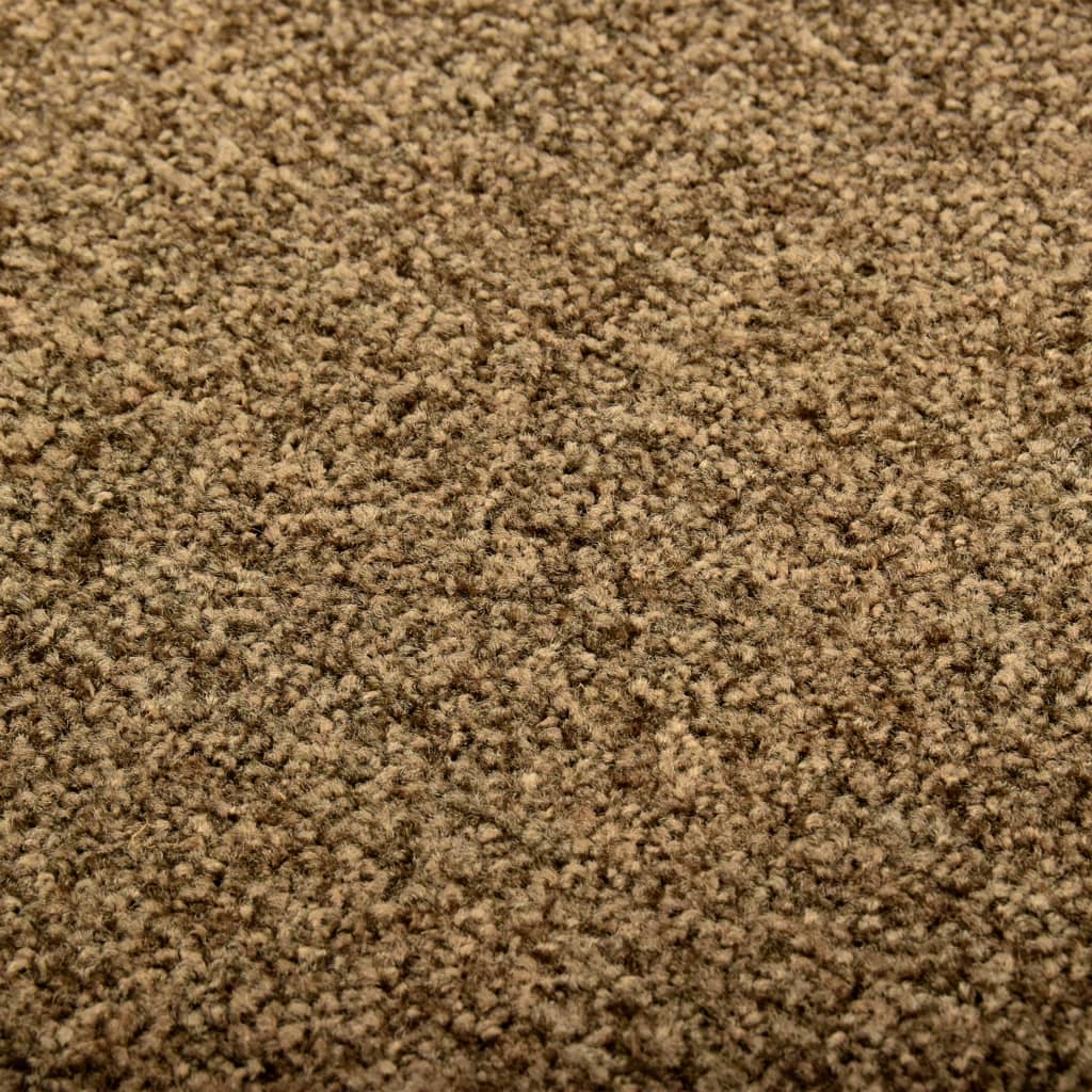 Washable Doormat Brown 60 X 180 Cm