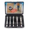 Broken Screw Extractor Kit - BGS - 5 Pieces - Compatible with Drills - Quick Removal - Black