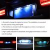 6 LED Car License Number Plate Light for SUV Truck Trailer Van Tag Step Lamp White Bulbs Car LED License Plate Lights