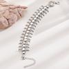 Men Bracelet Adjustable Chain Length Comfortable Fit Punk-Style Insert Design Bracelet Men Women Jewelry