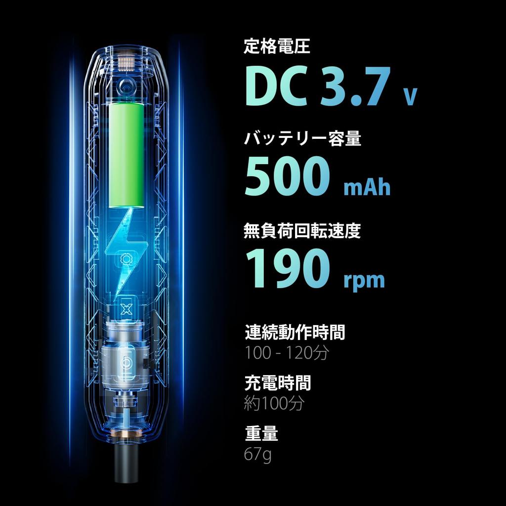 EZARC Electric Precision Screwdriver Set with Adjustable USB Powerful Special and Professional Grade 181-Piece Torque, Rechargeable, Forward/Reverse