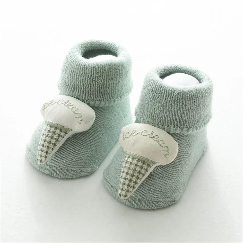 Winter Warm Socks for 0-12Months Baby Cartoon Animal Newborn Socks Infant Baby Boy Baby Girl Socks Anti Slip Floor Sock