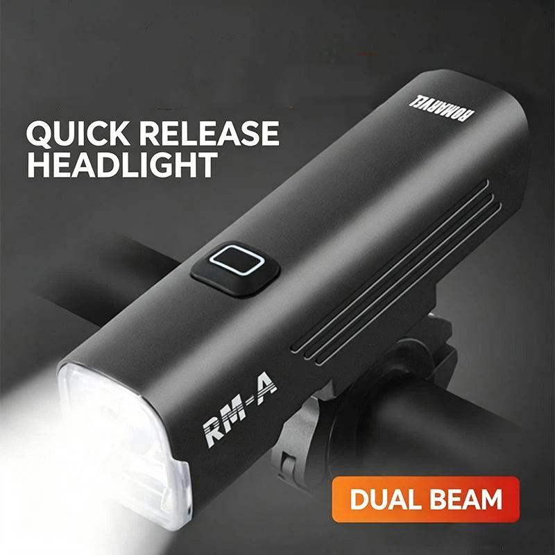 1 Set Ipx6 Aluminum Front Lamp 600Lm Rl600 Bicycle Lights 2600Mah Rechargeable Led Bike Light Road Cycling Headlights