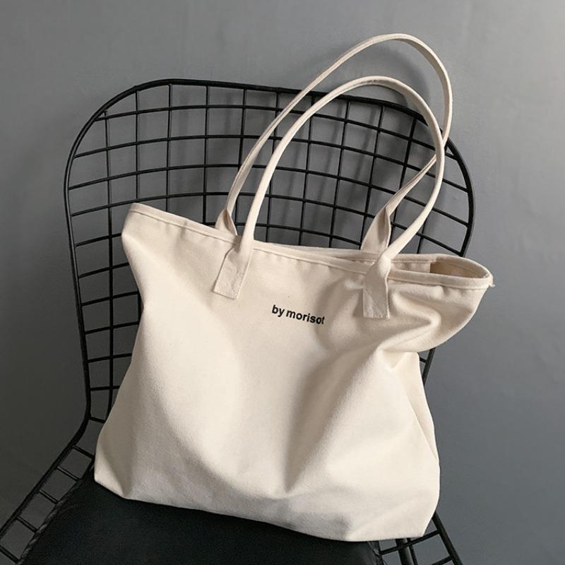 Large Capacity Canvas Bag Sports Shoulder Bag Simple Versatile Large Bag