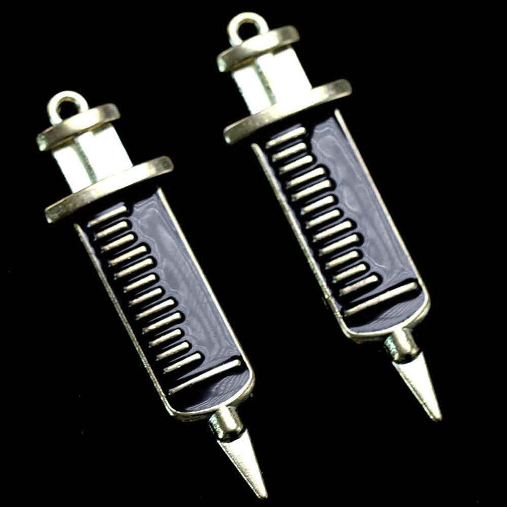 

10Pcs Alloy Pendant Charms Set DIY Jewelry Making Kit for Necklace Bracelet Earrings Keychain Anklet Sweater Chain Fashion білий
