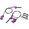 ZTTO MTB Bike 4 Piston Front Rear Hydraulic Disc Brake Mountain Bike CNC Bilateral Oil BrakePurple