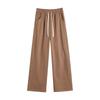 Spring and Autumn New High Waist Loose Straight Casual Skinny Wide Leg Pants
