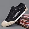 Men Canvas Shoes Lace Up Casual Sneakers Fashi Flat Breathable Comfortable New Hot Mens Vulcanized Shoes High Quality