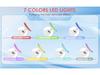 Neck and Face Vibrating Light Therapy Beauty Massager