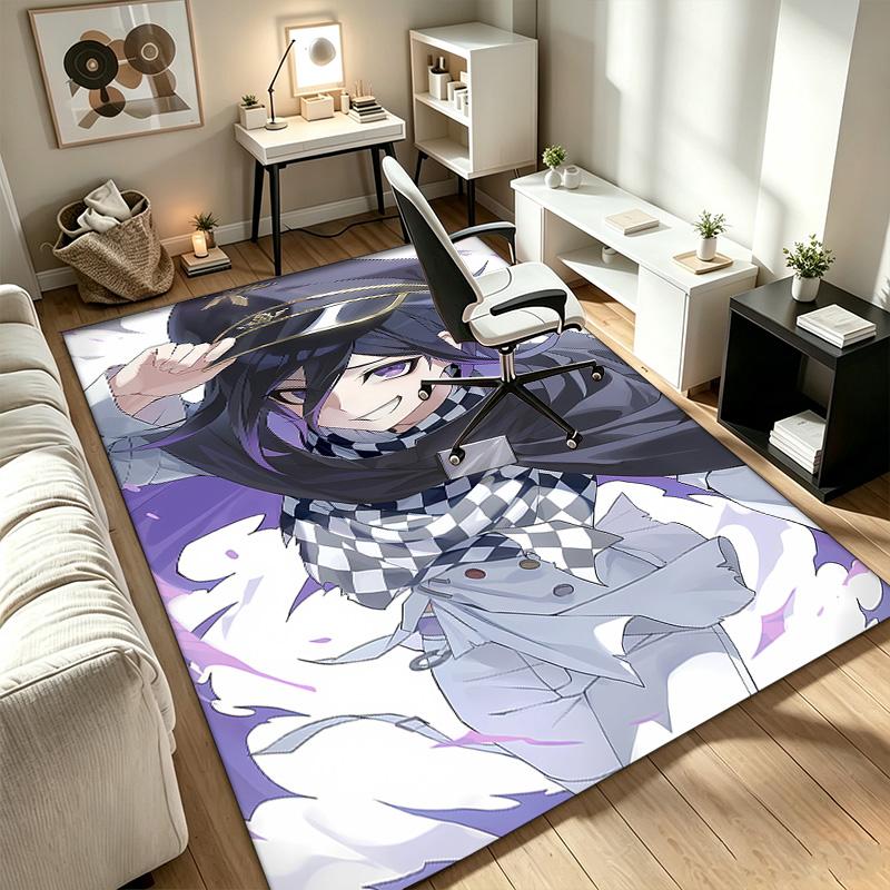 danganronpa A rug suitable for office chair areas living rooms and computer desks perfect for home offices and an ideal holiday gift