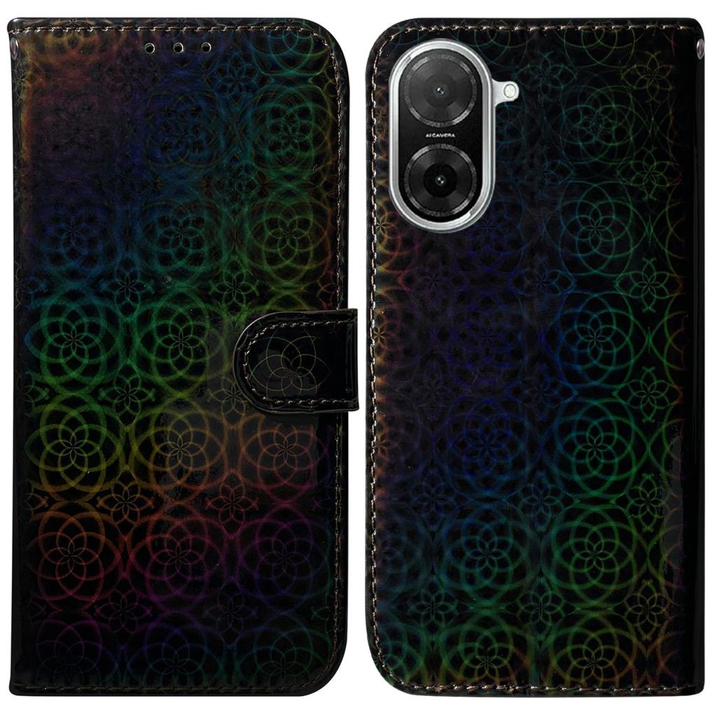 For Xiaomi Redmi A5 NFC (173.45mm) Stand Case Dazzling Flower Leather Phone Cover