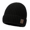 Outdoor Ski Hat Winter Thick Beanie Hat With Fleece Lined For Men Women Winter Solid Knitted Wool Skull Cap For Outdoor Use